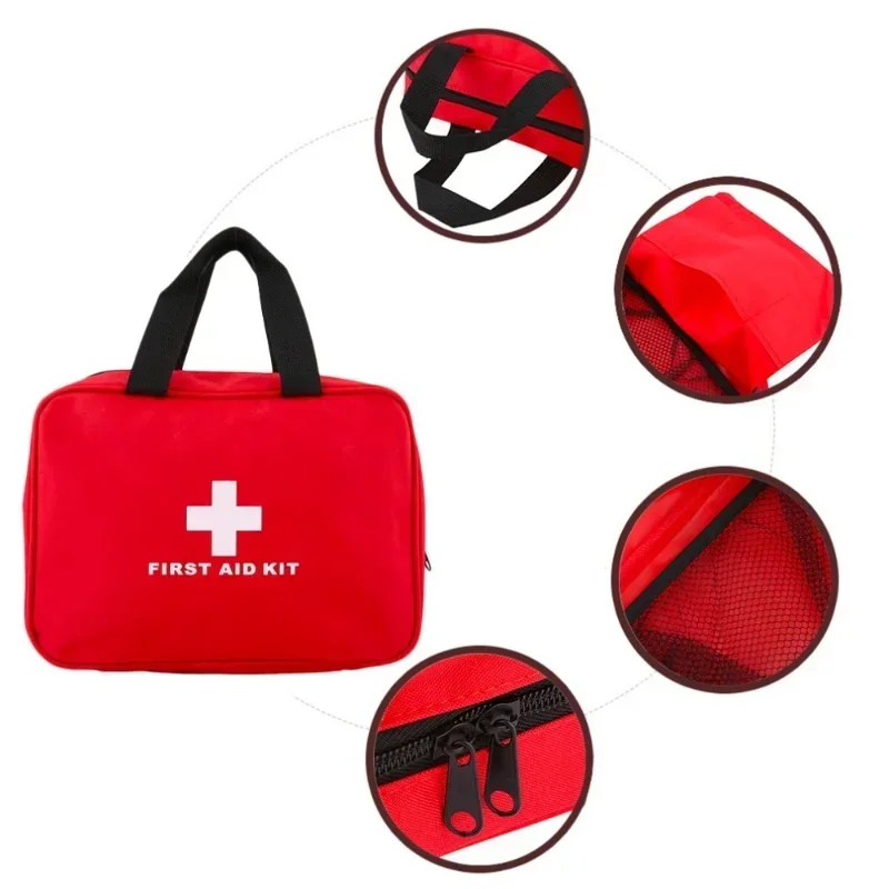 Portable Emergency Medical Bag First Aid Storage Box for Household Outdoor Travel Camping Equipment Medicine Survival Kit
