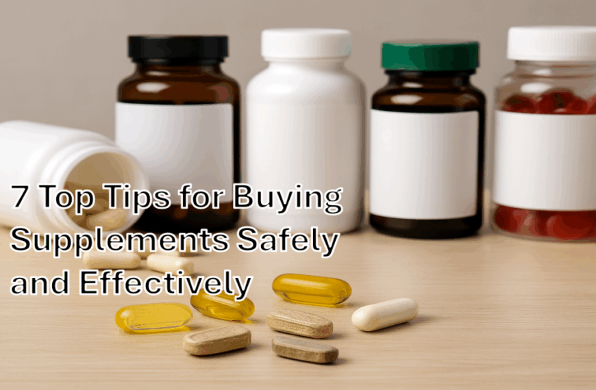 7 Top Tips for Safe and Effective Supplement Buying | Expert Guide