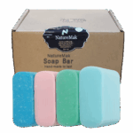 Soap Bar Made in USA with Bentonite Clay Natural Organic Hand-made Moisturizing Cleansing bar for Sensitive Skin Face Body for Men Women Mild Fragrance, 4-Pack, 6 oz each bar